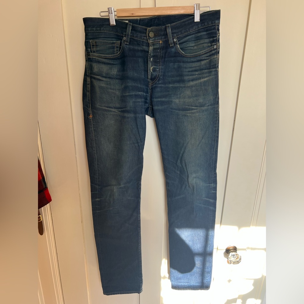imogene + willie Dark Blue Slim Jeans